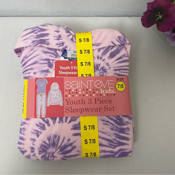 Saint Eve Girl’s Youth 3-piece Sleepwear Set ,NWT - Picture 4 of 4